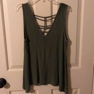 american eagle ribbed tank